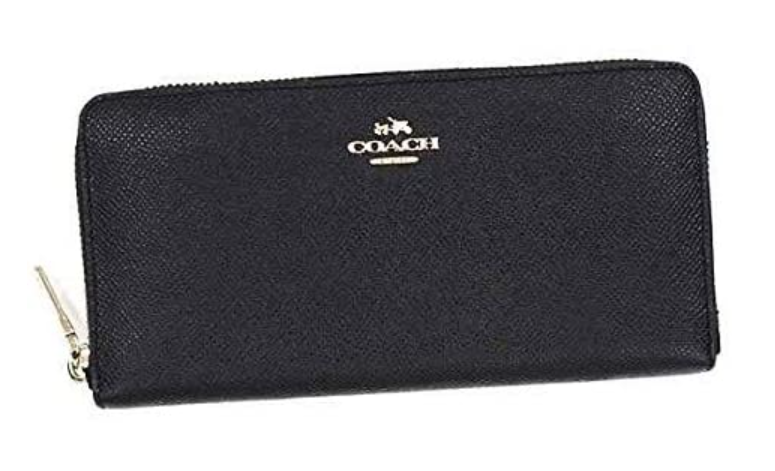 コーチ　COACH 長財布　ブラック　財布　男女兼用　メンズ財布　ファスナー　大容量　F52372 [並行輸入品]