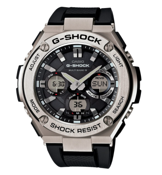 [カシオ] 腕時計 ジーショック G-STEEL 電波ソーラー GST-W110-1AJF ブラック