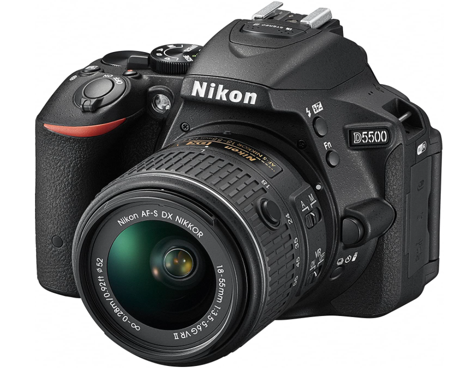 Nikon デジタル一眼レフカメラ D5500 ダブルズームキット ブラック 2416万画素 3.2型液晶 タッチパネルD5500WZBK
