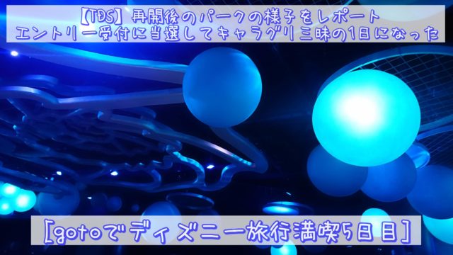 【TDS】再開後のパークの様子をレポート　エントリー受付に当選してキャラグリ三昧の1日になった