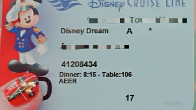 【DCL&WDW】ディズニークルーズのルームキーの便利機能や解読法！紛失した時の対処法(実体験)