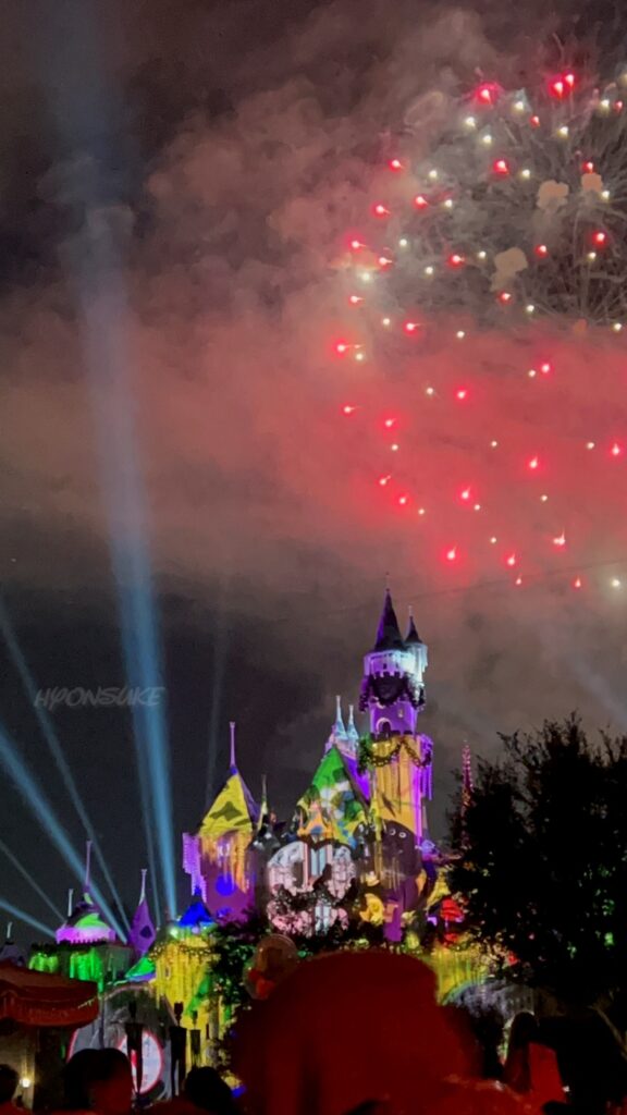 『Mickey's Mix Magic with Fireworks』ミッキーのミックスマジックwith花火　キャッスルショー　ディズニーランドリゾート