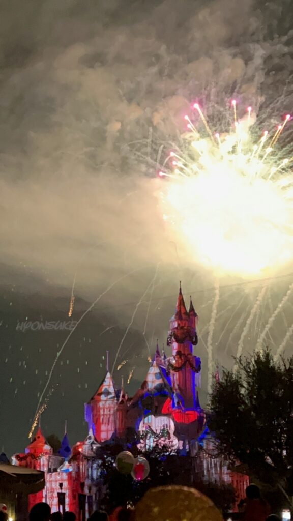 『Mickey's Mix Magic with Fireworks』ミッキーのミックスマジックwith花火　キャッスルショー　ディズニーランドリゾート