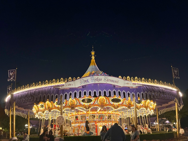 ディズニーランドリゾート　夜景