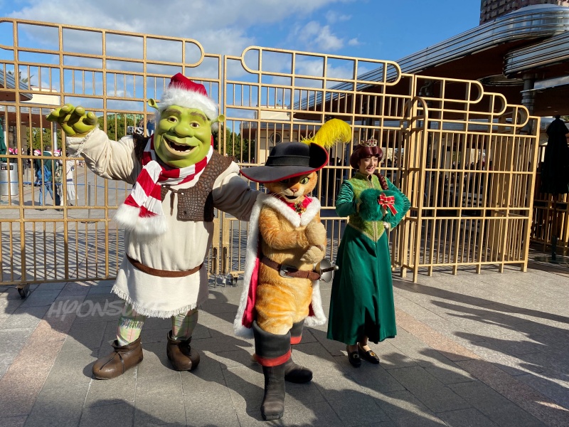 USJ　クリスマスグリーティング　キャラグリ