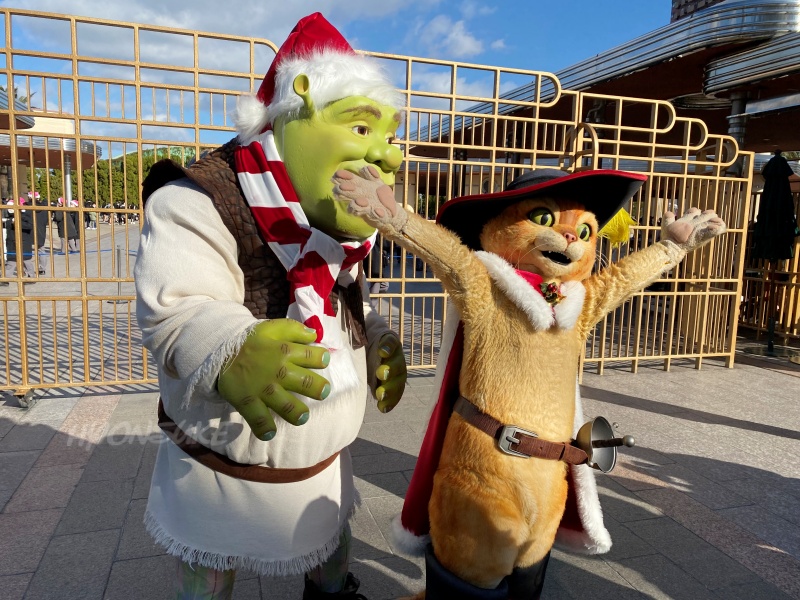 USJ　クリスマスグリーティング　キャラグリ