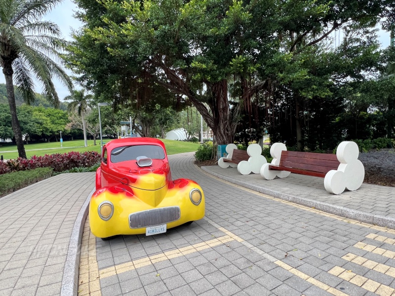 ディズニーハリウッドホテル(Disney’s Hollywood Hotel) 庭園 外観