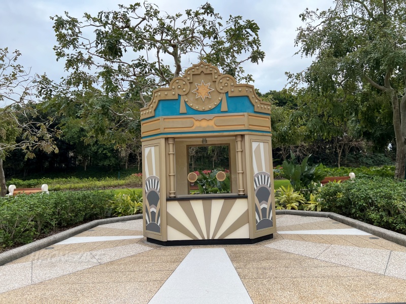 ディズニーハリウッドホテル(Disney’s Hollywood Hotel) 庭園 外観