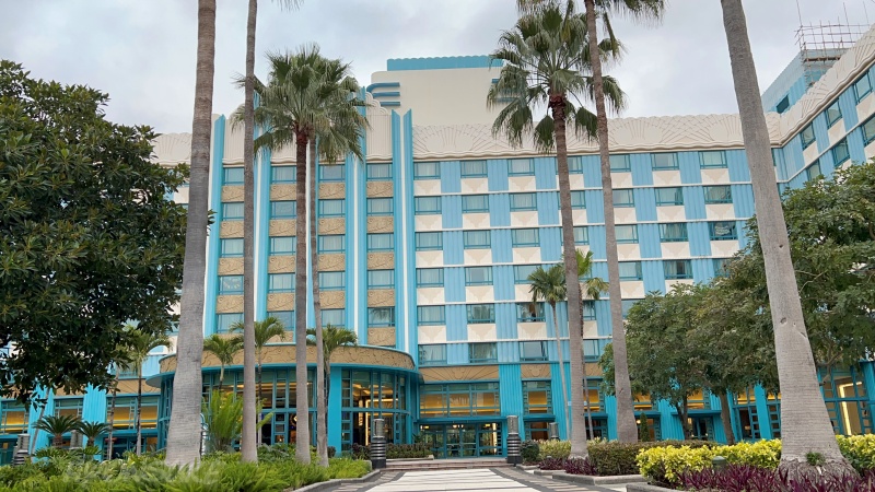 ディズニーハリウッドホテル(Disney’s Hollywood Hotel) 庭園 外観