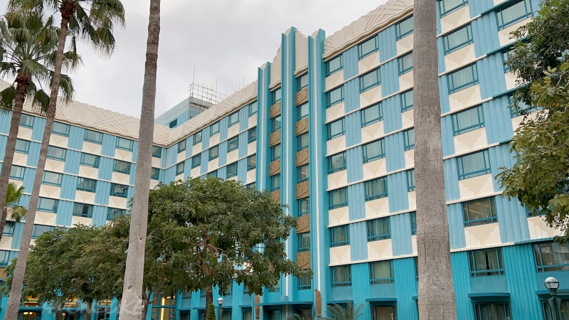 ディズニーハリウッドホテル(Disney’s Hollywood Hotel) 庭園 外観