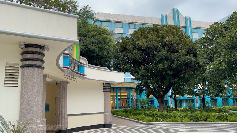 ディズニーハリウッドホテル(Disney’s Hollywood Hotel) 庭園 外観