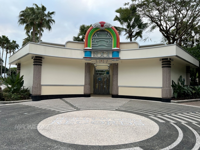ディズニーハリウッドホテル(Disney’s Hollywood Hotel) 庭園 外観