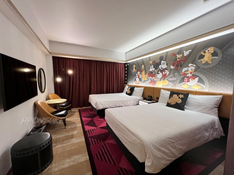 香港ディズニーランド ハリウッドホテル(Hollywoodhotel) 部屋の内装、設備 アメニティ hogkongdisneylandhotel