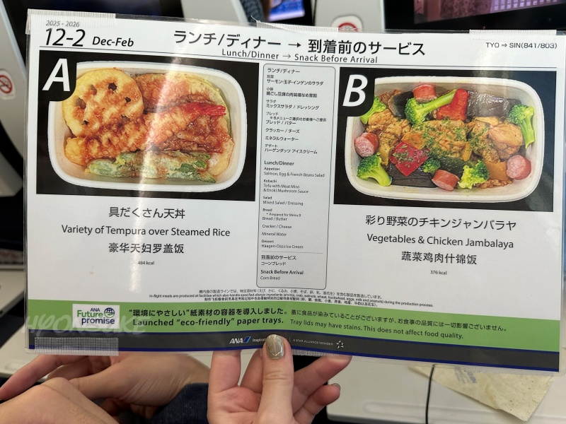 ANA機内食