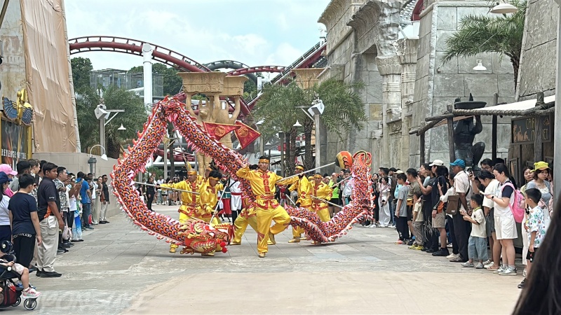 ユニバーサルスタジオシンガポール　ストリートショー