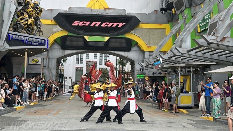 ユニバーサルスタジオシンガポール　ストリートショー