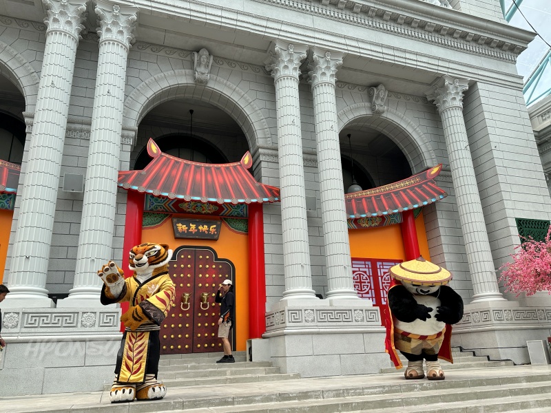 ユニバーサルスタジオシンガポール　旧正月イベント　グリーティング