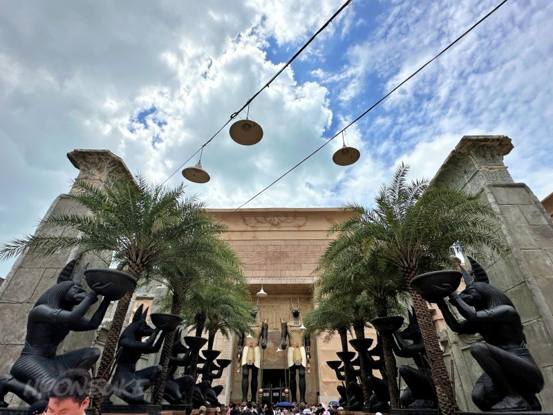 ユニバーサルスタジオシンガポール「古代エジプト(Ancient Egypt)」　グリ