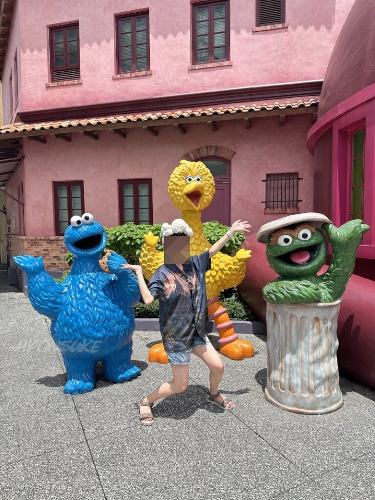 ユニバーサルスタジオシンガポール　「セサミストリート スパゲッティ スペース チェイス(Sesame Street Space Chase)」