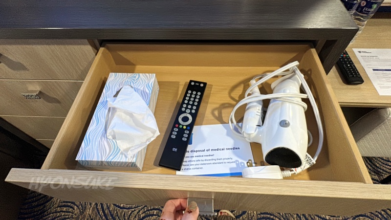 ロイヤルカリビアンクルーズ(Royalcaribbean) 部屋設備 アメニティ